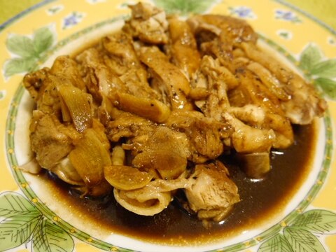 鶏もも肉のバルサミコ酢煮